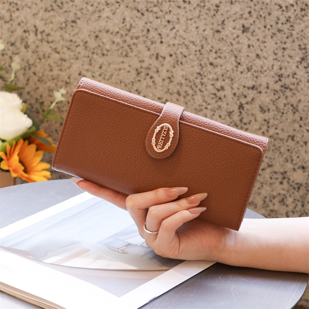 Designer Wallet Wallet Women Unisex Everyday Use Modern Classic Faux Leather Leather Wallet Mini Snap White ID Window Multiple Card Slots Coin Purse S