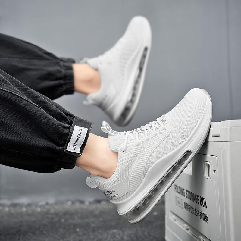 9018 - New Fashion Air Cushion Shock Absorbing Running Shoes Breathable and deodorant mesh shoes for summer Youth Athleisure Shoes Lightweight and non