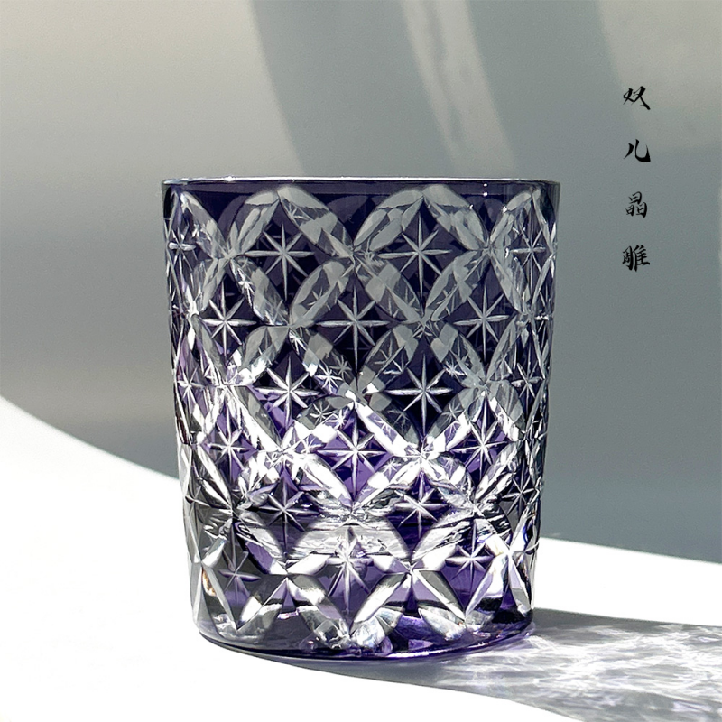 Qibao Crystal Glass, High Beauty, High Grade Water Glass, Whiskey, Western Wine Glass, Fashion