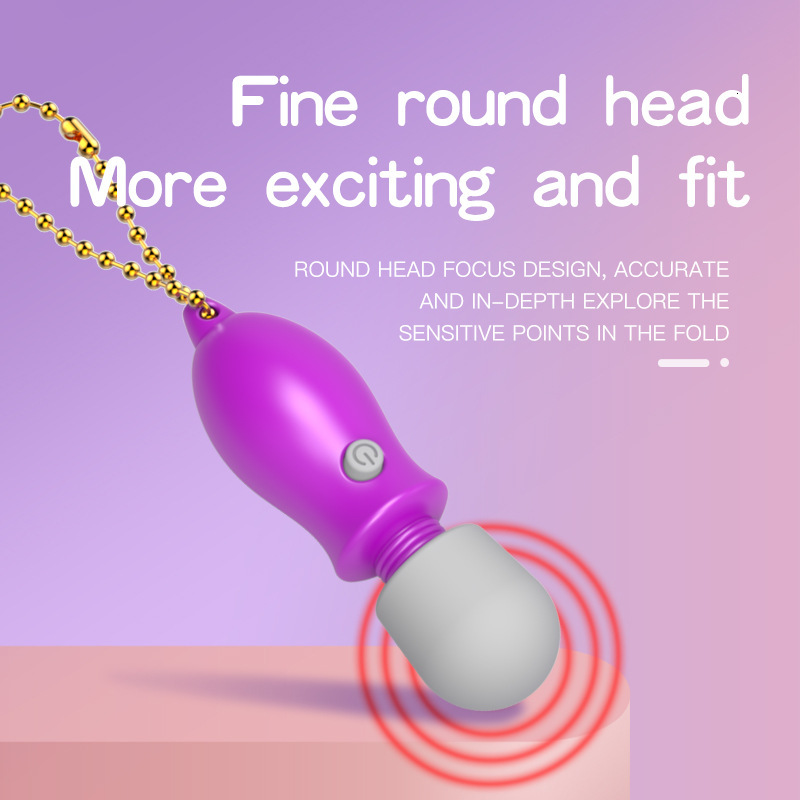 New Silicone Mini Microphone AV Stick Female Massager Vibrator Adult Sex Toy