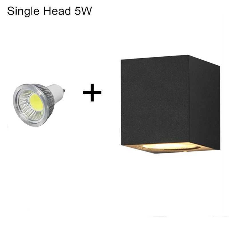 LED Wall Light Outdoor Waterproof IP65 Porch Garden Wall Lamp Indoor Bedroom Bedside Decoration Lighting Lamps AluminumXJ250624