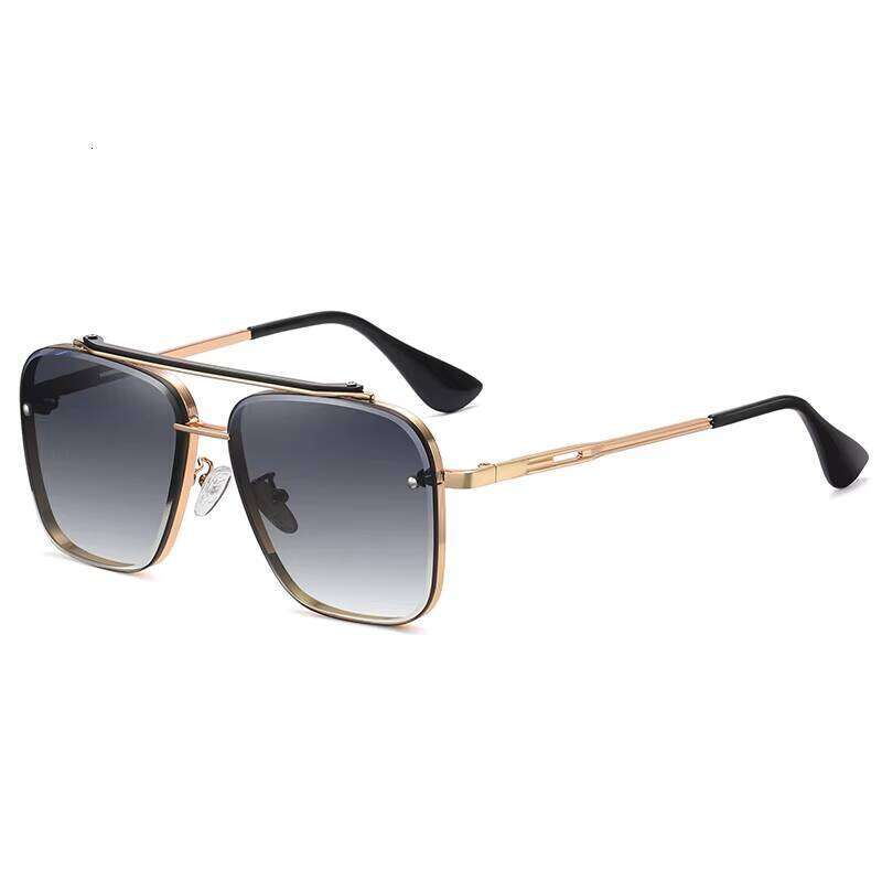 DHcollections Vintage Polarized Double Bridge Men's Sun Glasses Fashion Design