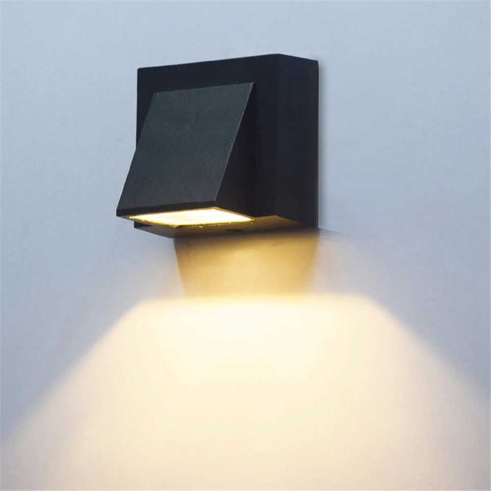 IP65 LED Outdoor Waterproof Wall Lamp 5W 10W Modern Simple Porch Garden Gate Patio Balcony Wall Light XJ250624