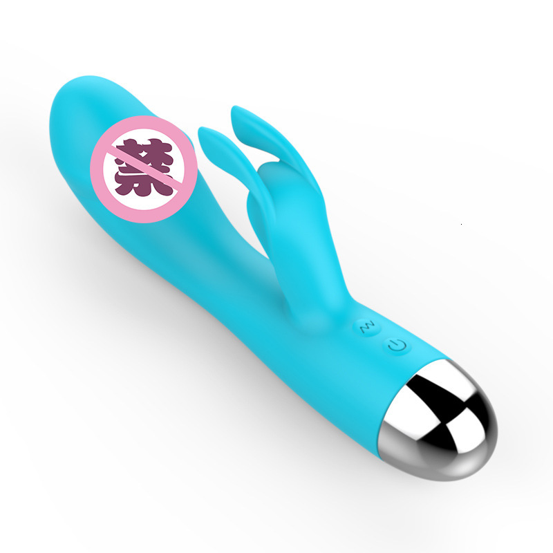 Haoqi Fun New Rabbit Rechargeable Vibrator Adult for Women Masturbation Sex Toy