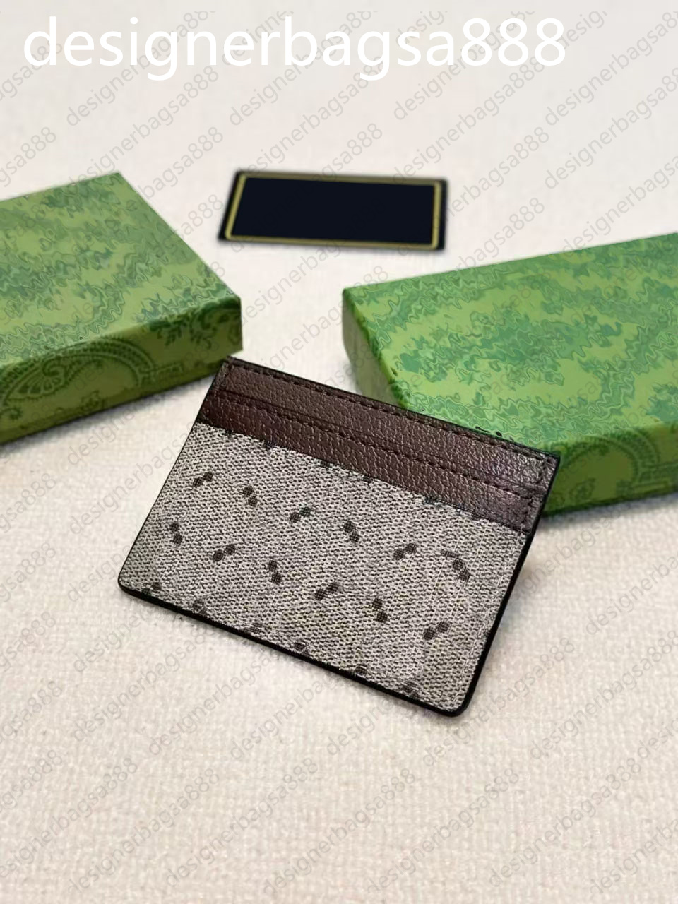 Designers Credit High-Quality Holders Mini Wallets For Mens And Womens Leather Color Card Holder Purses Wallet With Box