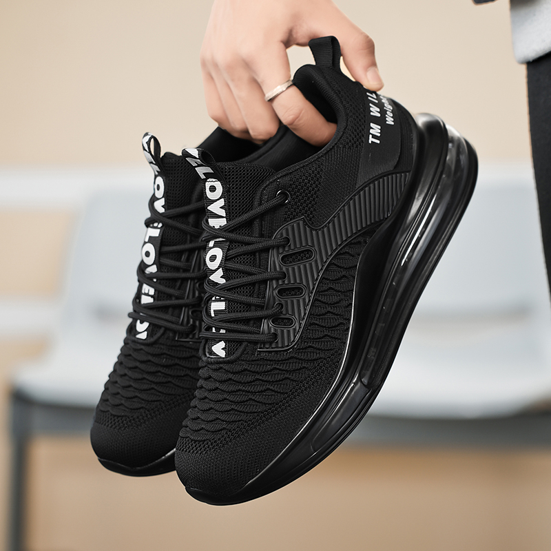 9018 - New Air Cushion Shock Absorbing Running Shoes Breathable and deodorant mesh shoes for summer Youth Athleisure Shoes Lightweight and non-slip me