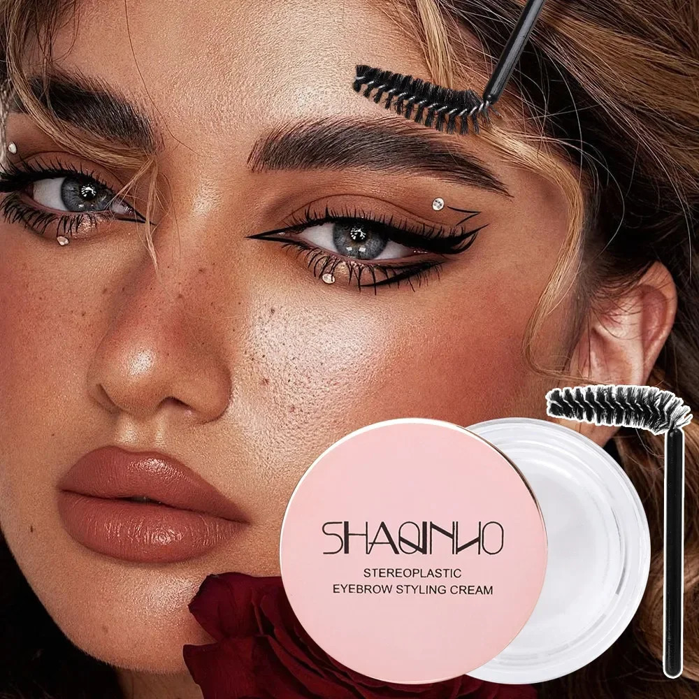 Transparent Eyebrow Styling Gel Eyebrow Pomade Setting Cream Eye Make up Cosmetic Waterproof Quick-drying Long Lasting 250625