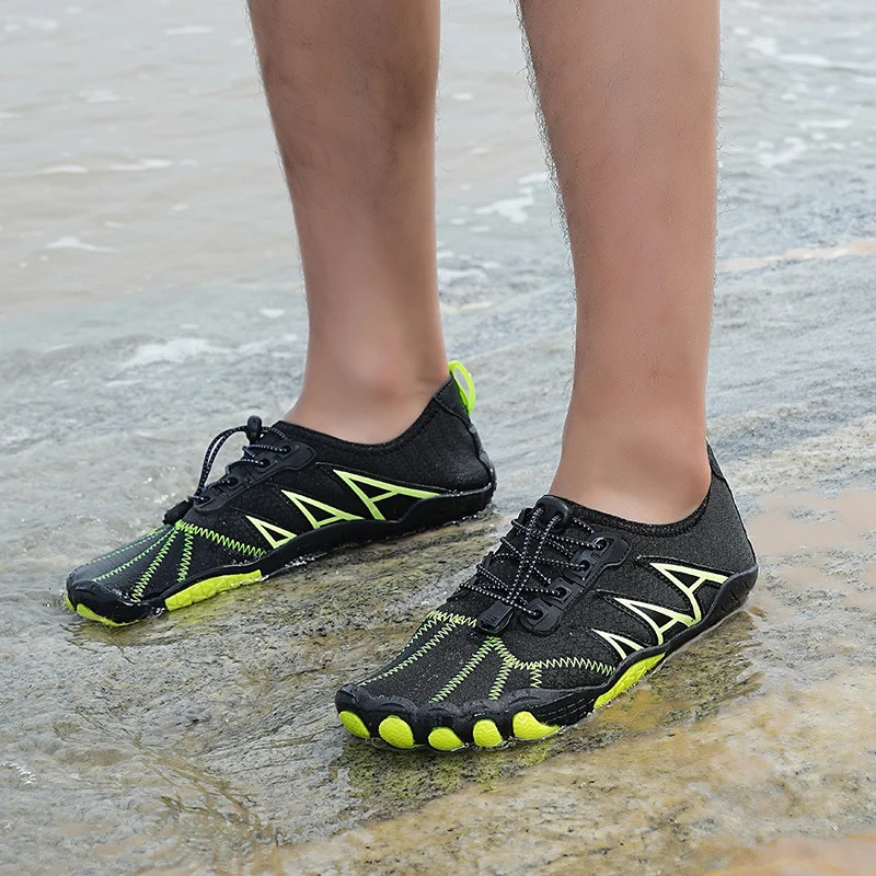 Men Water Shoes Women Beach Barefoot Aqua Shoes Quick Dry Swimming Wading Sports Sneakers Upstream Boating Fishing Surf Sneakers 250624