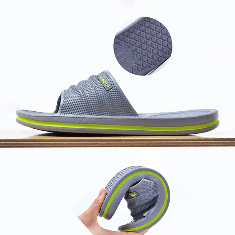 Mens Slippers EVA Non-slip Bathroom Slippers Soft Comfortable Home Summer Slippers Indoor Bathroom slippers 250624