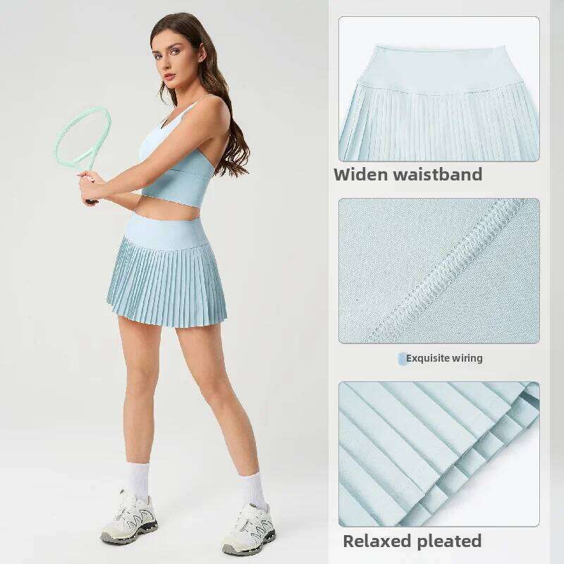 2025Women's Waist Anti Cellulite Fashion Tape Pleated Exercise Tennis Skirt for Outdoor Fiess Yoga High ElasticBreathable