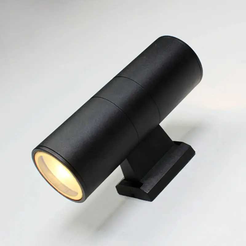 LED Wall Lamps Black Sand Color Shell IP65 Waterproof Indoor Outdoor Lighting Aluminum Wall Light With 3 Years WarrantiesXJ250624