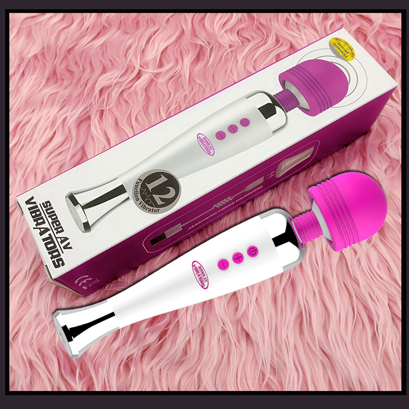 Haoqi Fun Adult Sex Toys Multi-frequency Vibration Silicone AV Stick Female Masturbation Device