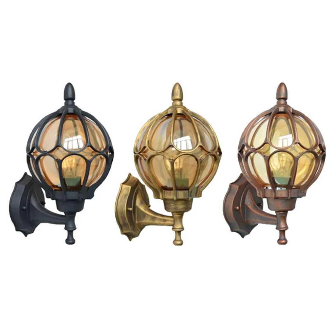 European Wall Lamp Outdoor Porch Lights Villa Balcony Garden Lamps Retro Lighting Exterior Wall Lamp Fixture XJ250624