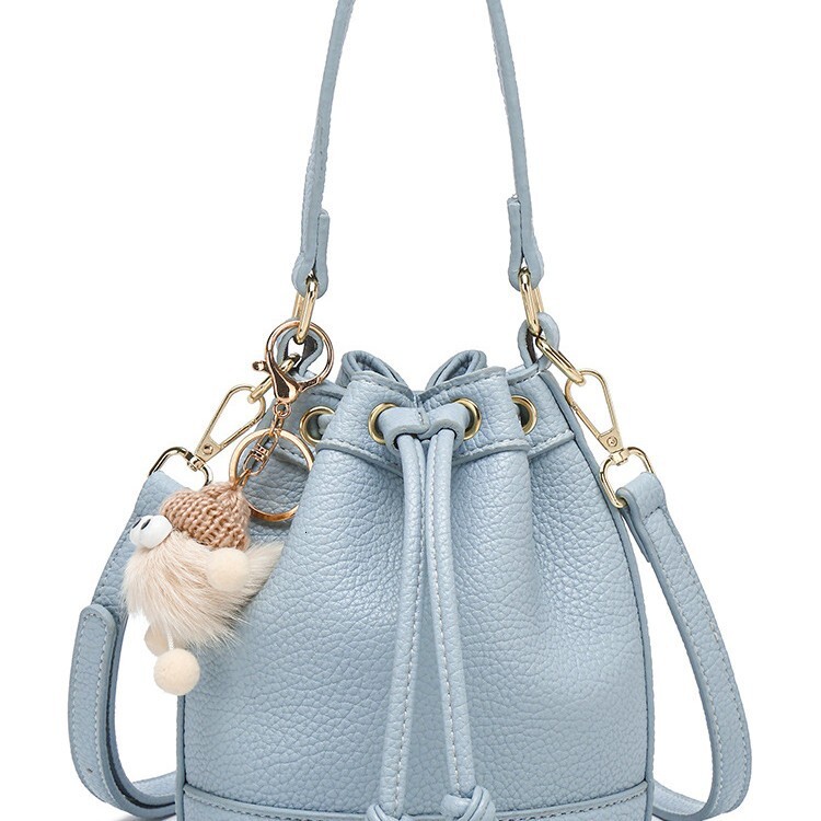 DHwanglijia designer bags 2025 for Women Fashion Versatile Bucket Crossbody Shoulder Drawstring Bag