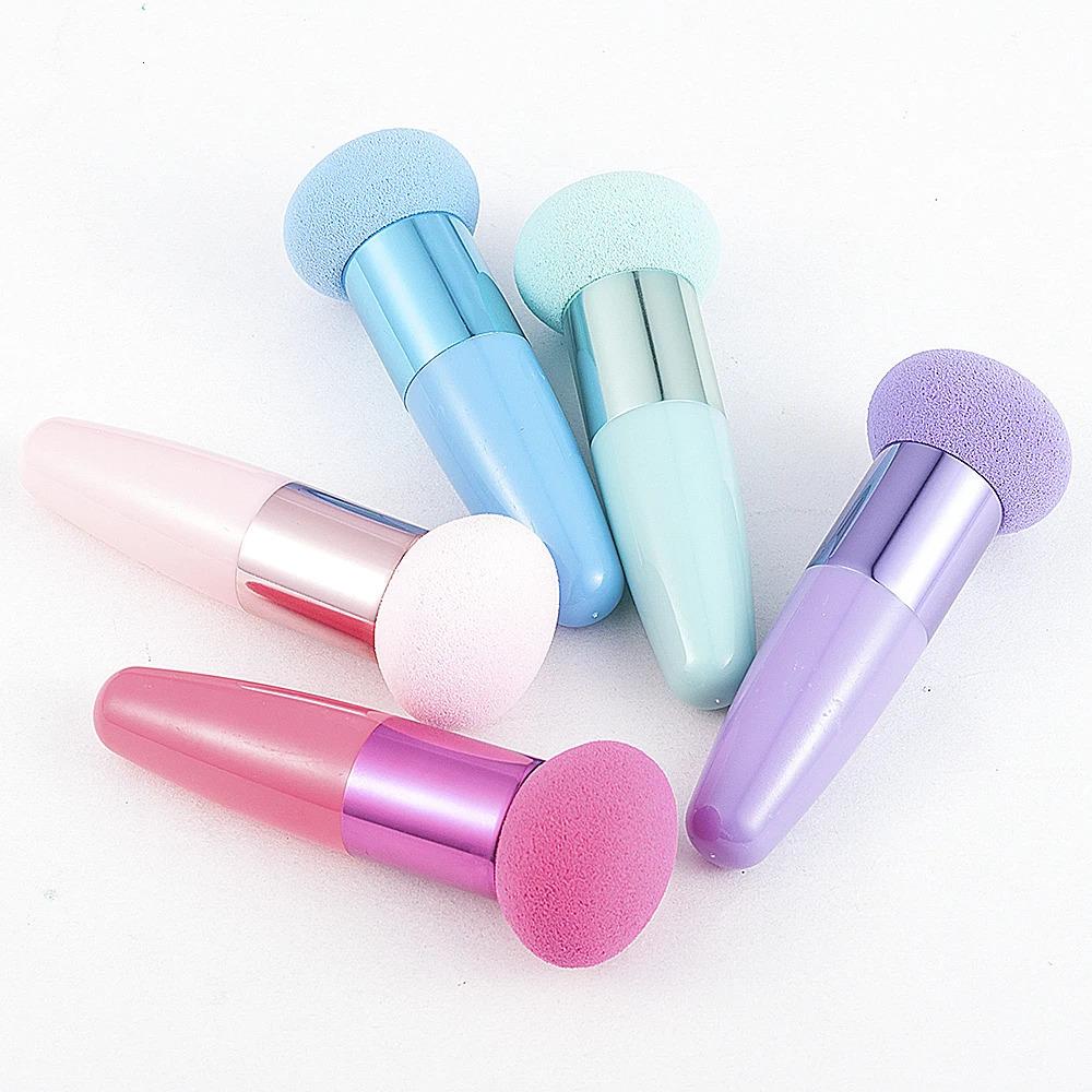 1/10 Pcs Mushroom Head Makeup Foundation Sponge Blending Puff Powder Smooth Beauty Kit Professional Cosmetic Make Up Tools 250625