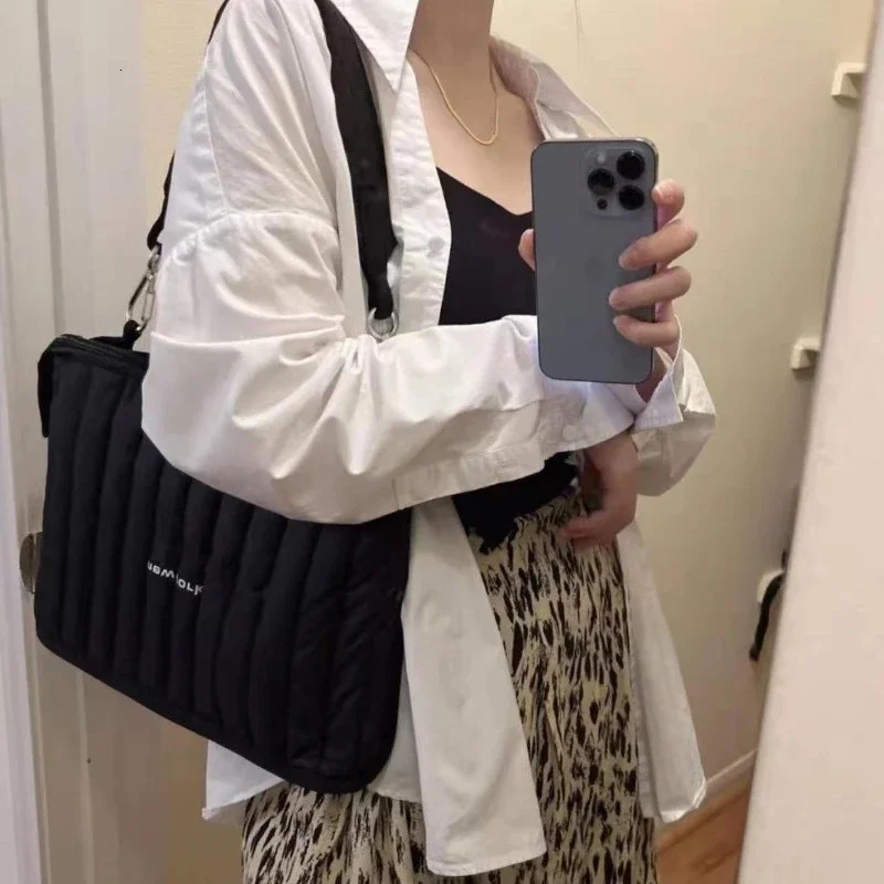 France Laptop Bags for 14 Inch Fashion Korean Style Space Cotton Bag for Solid Black for Air Bag Portable 250624