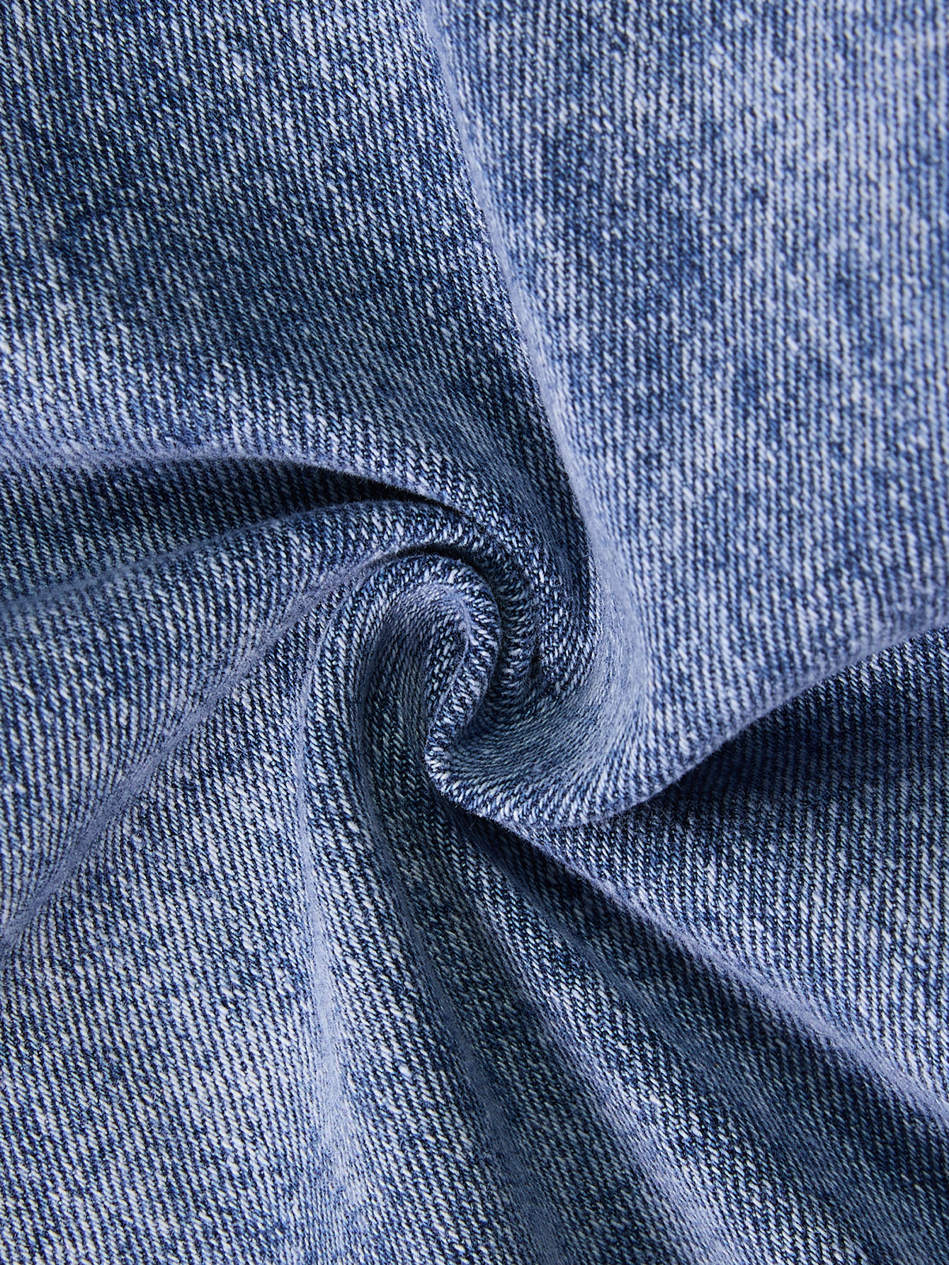 Girls' Light Blue Skinny Jeans - Fashionable Casual Denim Trousers with Stacked Design