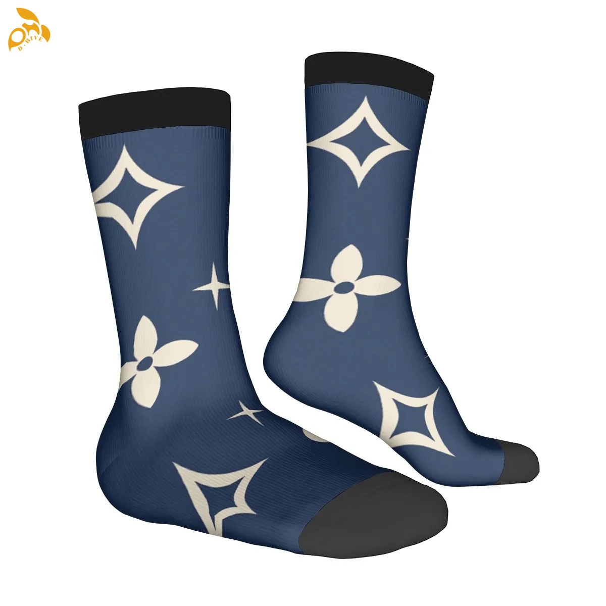 free shipping of customized breathable Contrasting color socks in the United States with exquisite patterns