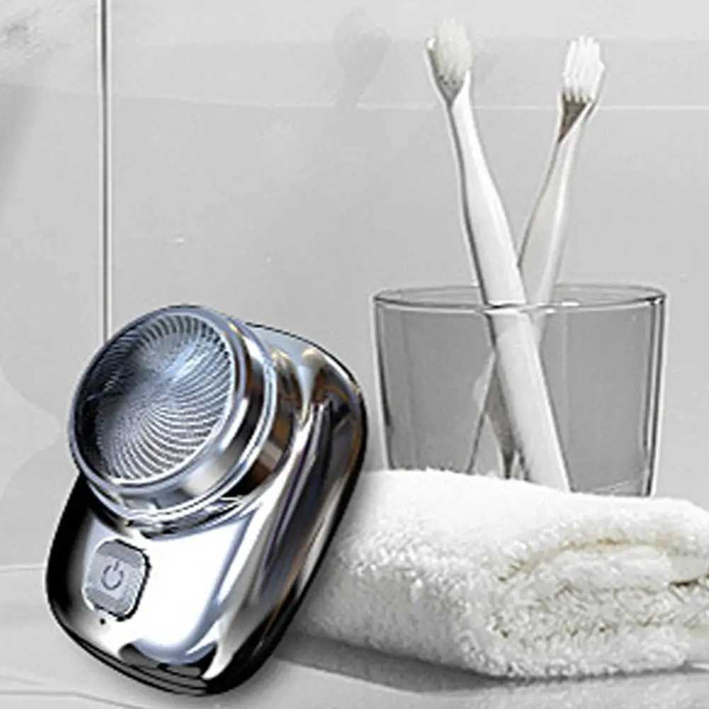 USB Rechargeable Mini-Shave Pocket Size Portable Electric Shaver Razor For Men W250625