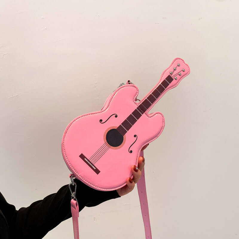 Unique Guitar for Women Spring Summer High-end 2025 New Fashion Crossbody Internet Celebrity Single Shoulder PU Chest Bag