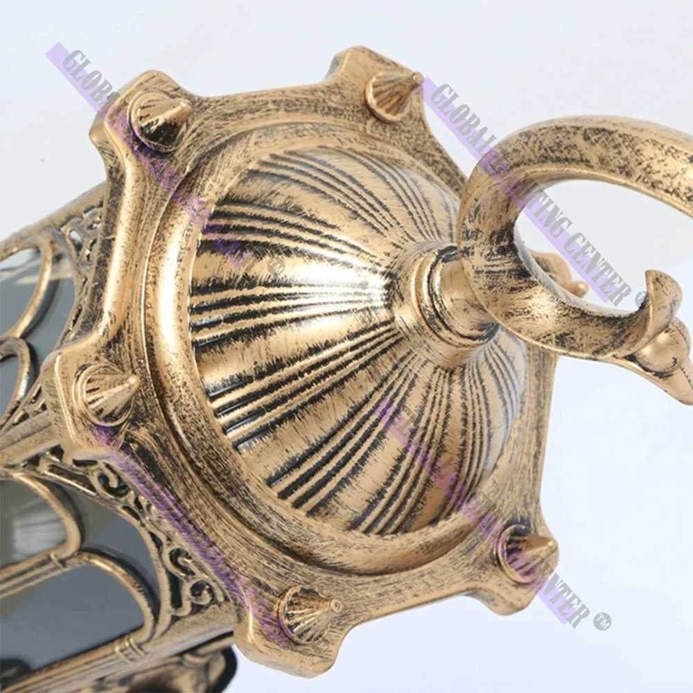 Art Wall Lamp Home Decor Courtyard Lamps Aluminum Retro Wall Lights Outdoor Garden Waterproof Lighting 85-265V DC Wiring XJ250624