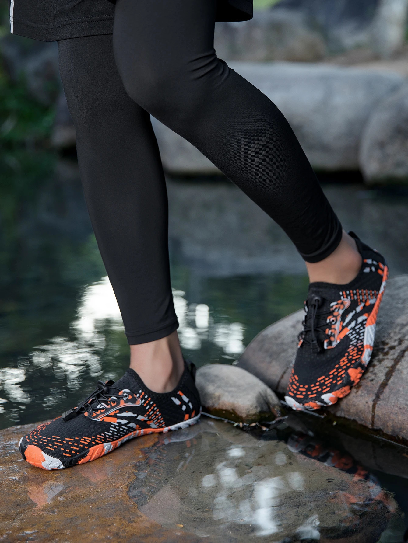 Oiaano Unisex Man Woman Shoes Anti-Non Slip Durable Black Water Barefoot Soft Sole Light Breathable Sport Outdoor Walk Running 250624