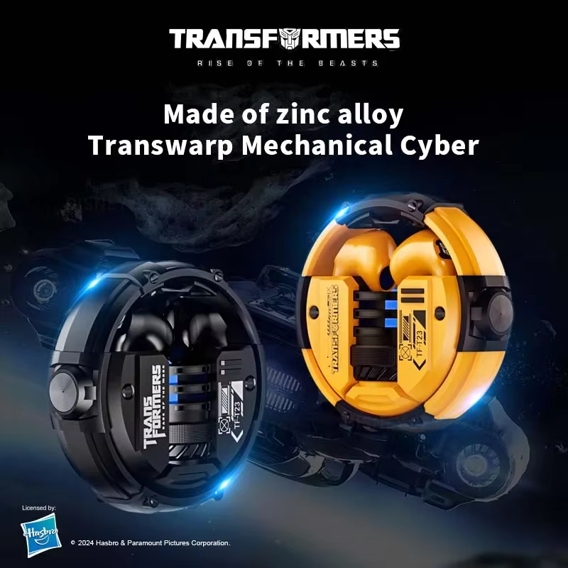 TRANSFORMERS TWS Wireless Earphones HiFi Stereo Sound Music Game Earbuds Dual Mode Low Latency HD Call Headphones TF-T23