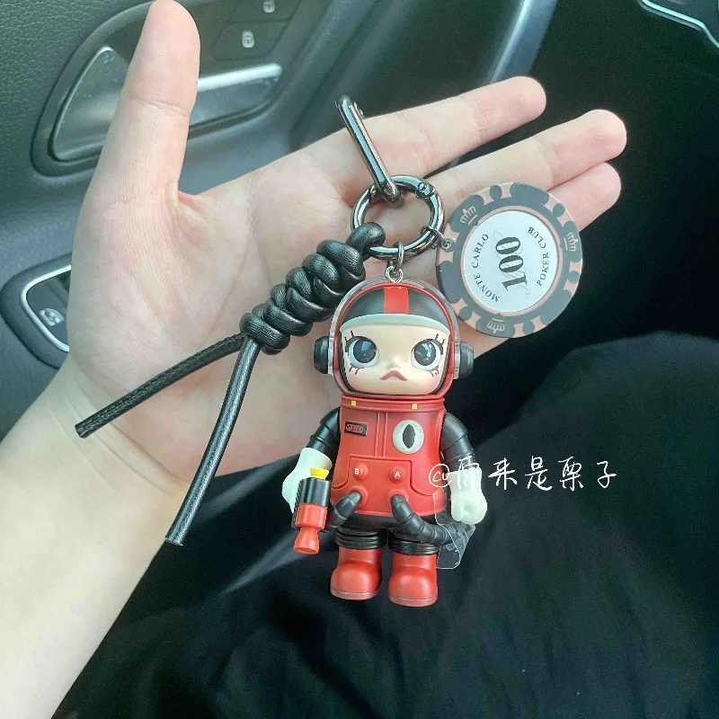Space Molly Anniversary Pendant 3 Car Keychain Creative Bag Hanging Key Chain Holiday Gift For Boys And Girls Y250624