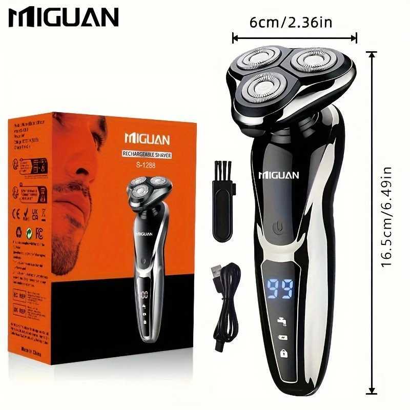 Electric Razor For Men 3 In 1 Electric Shaver Nose Hair Trimmer USB Rechargeable Portable Razor 3D Floating Blade Digital W250625