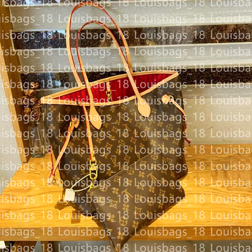 2025 Top quality New black naverfulss Womens crossbody shoulder bag Original designer handbag mirror quality leather chain bags expensive tote shopping bag wallet