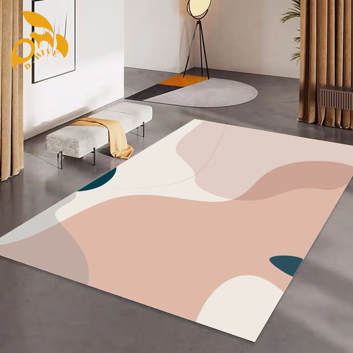 free shipping customized definition Foldable Rectangular Floor Mat Comfortable skin-friendly high quality popular