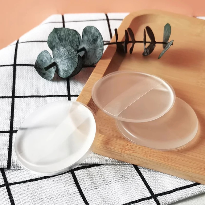 1/10pcs Jelly Soft Silicone Gel Powder Puff Sponge for Cosmetic Face Foundation BB Cream No Powder Eating Powder Makeup Tool 250625