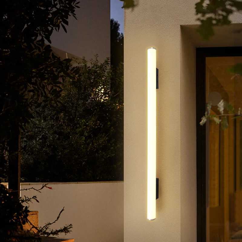 Modern Nordic style outdoor high brightness IP65 villa door pillars walls gardens waterproof wall lights LED light sources XJ250624