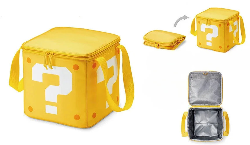 Japanese Question Mark Storage Bag Insulated Box Large Capacity Outdoor Picnic Thermal Insulation Cold Ice Lunch Bag 250624