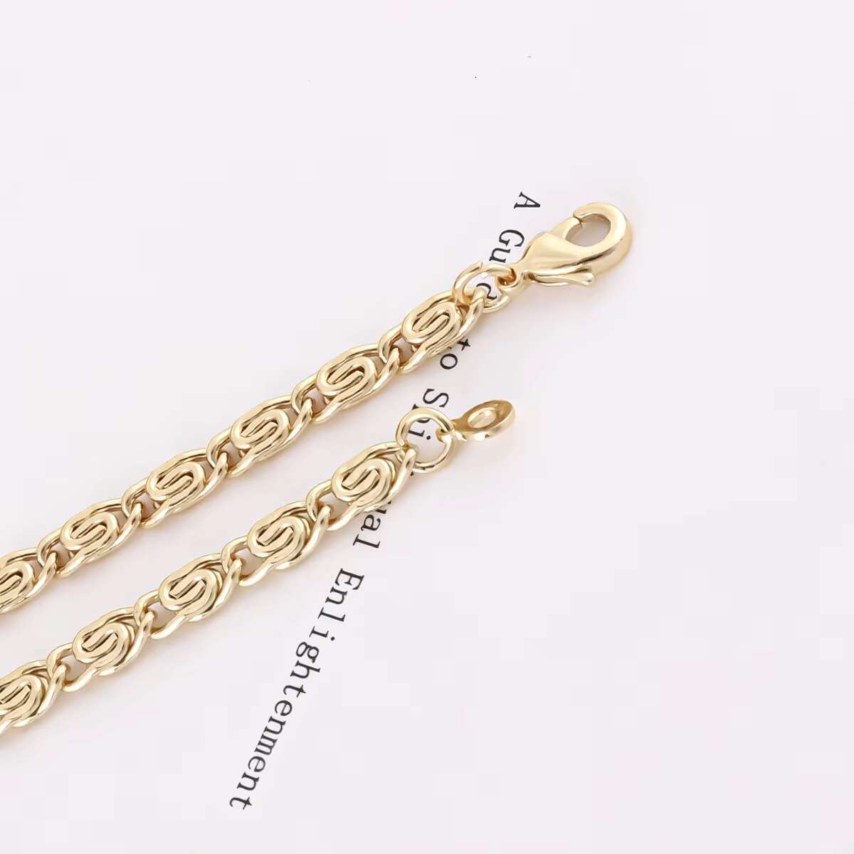 Factory Direct Wholesale 50% Discount in Stock 14K Gold 4mm Brass Iron Steel Men Cuban Chain Necklace Cut Figaro Chain for Women