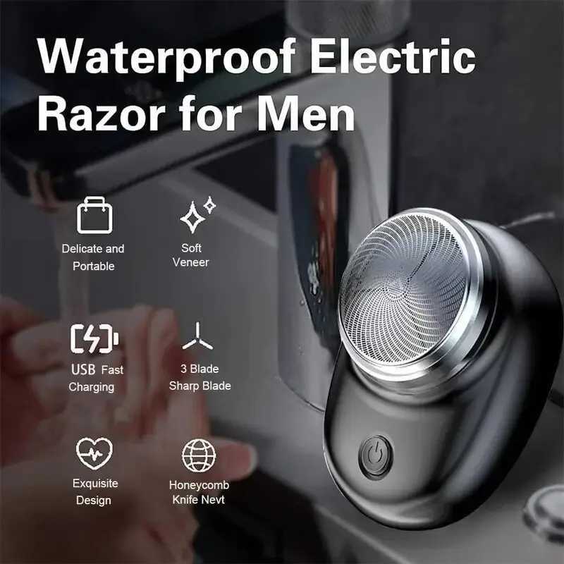 Electric Shaver Charging Mini Pocket Travel Razor Portable Wireless Detachable Shaver Facial Beard And Body Hair Trimmer W250625