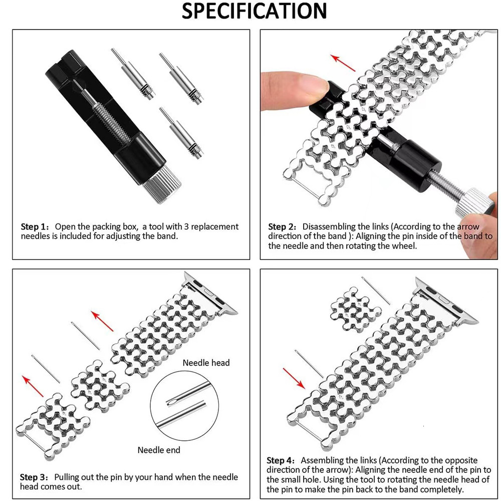 Luxury Premium Light Full Rhinestone Universal Watch Band for Apple Watch Series 1-9 and SE