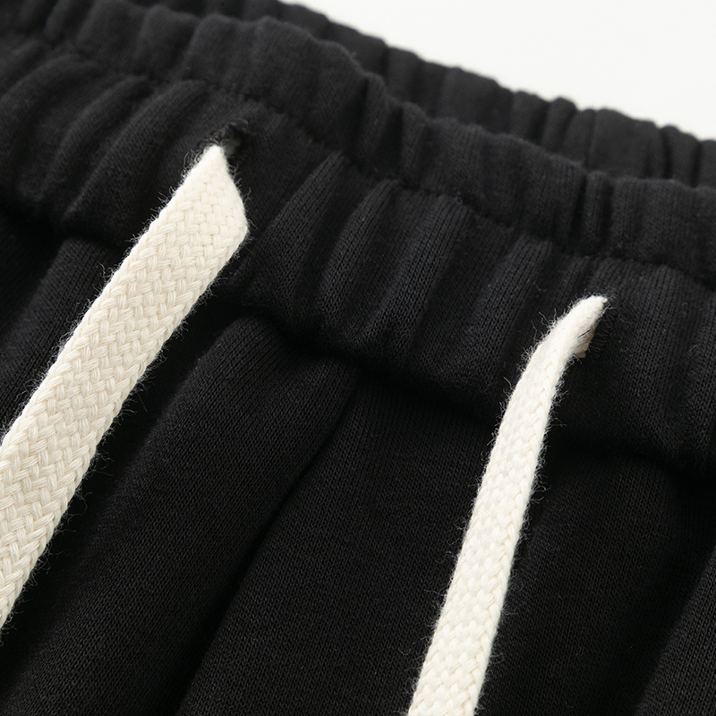 Men's sports pants 2025 spring new loose straight-leg drawstring casual sweatpants trendy brand boys drooping long pants