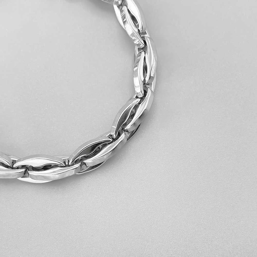 ELANDIS Mens Retro Lip Chain Bracelet Waterproof Stainless Steel Link Wristband Rock Punk Jewelry Gifts X250625