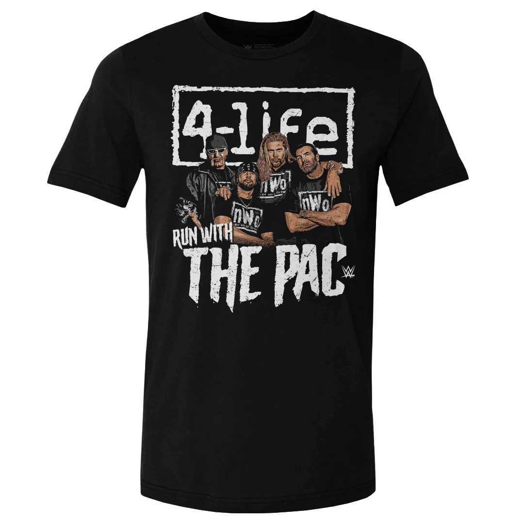 Wrestler Black nWo Retro Graphic T-shirt for Men Women Oversized Mens T Shirt Casual Cotton Short-sleeve Tops Tees ClothingXJ250625