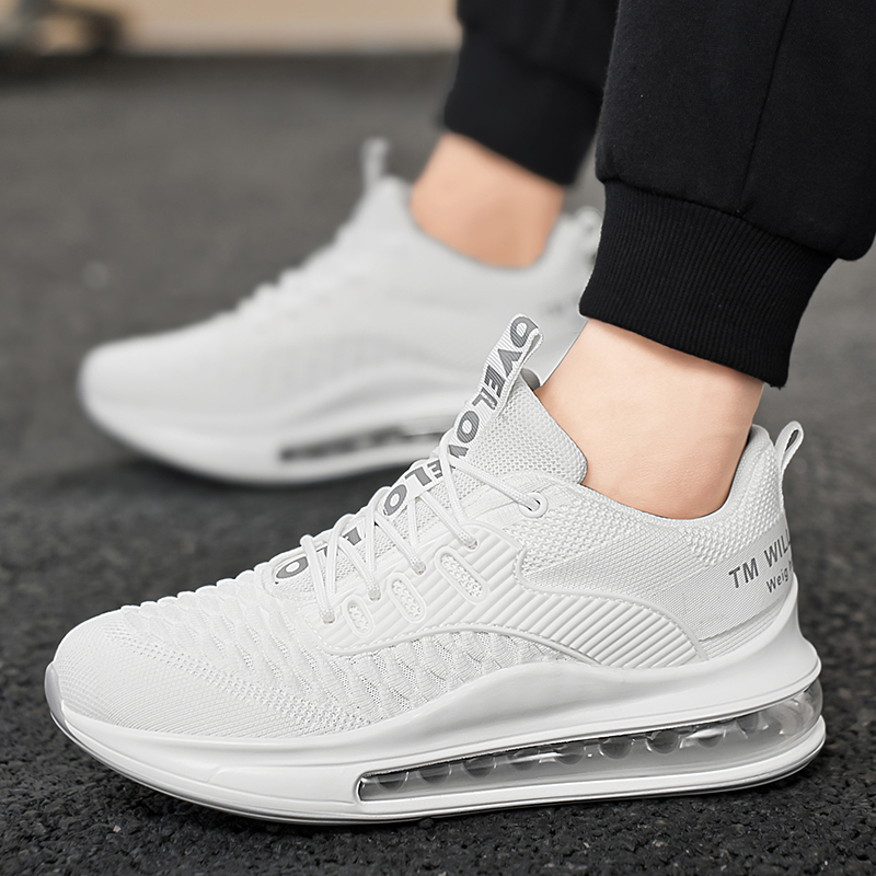 9018 - New Air Cushion Shock Absorbing Running Shoes Breathable and deodorant mesh shoes for summer Youth Athleisure Shoes Lightweight and non-slip me