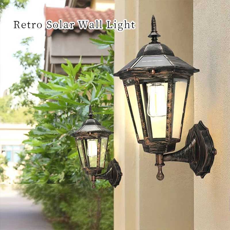1 Pack of Solar Outdoor Light Garden Sunshine Wall Lights Home House Balcony Dusk to Dawn Sports Sensor Wall Lanterns Front Corridor Outer Wise Fence 