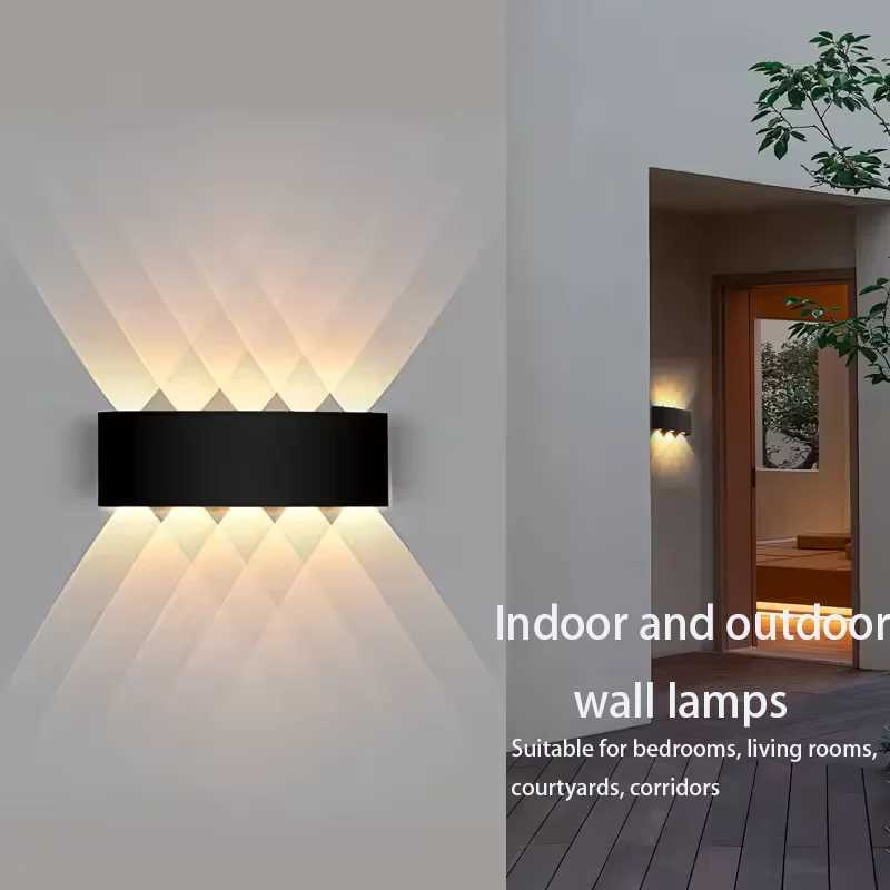 LED Wall Lamp Waterproof IP66 Indoor Outdoor Lamp Up and down glow lights Garden Lights for Living Room Hallway Bedroom Decor XJ250624