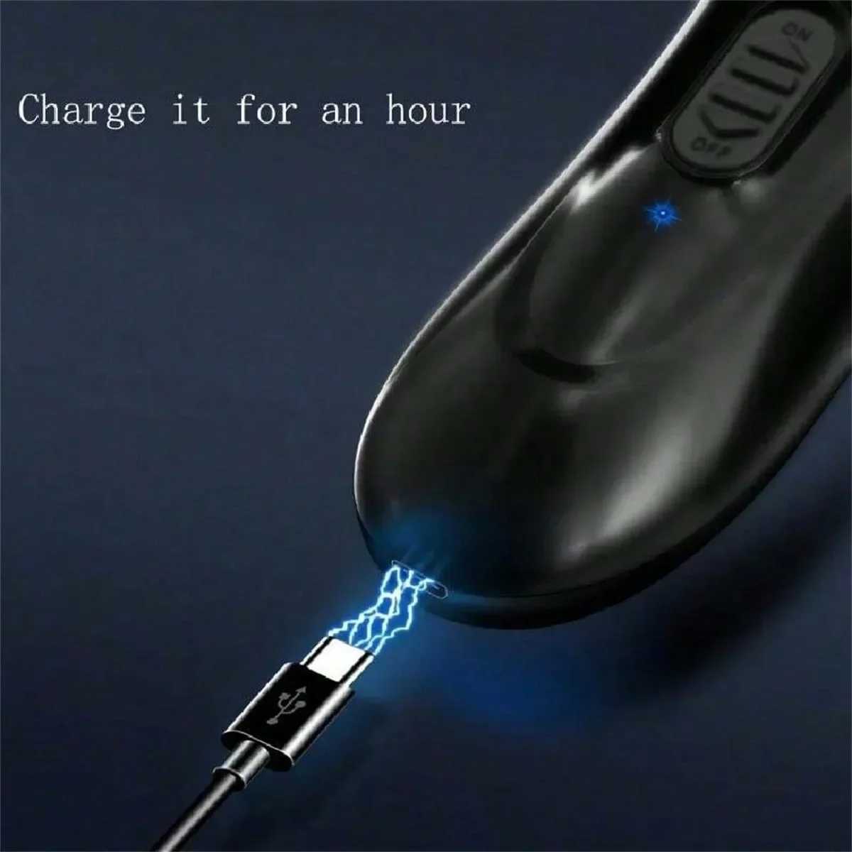 3D Floating Razor Washable Rechargeable Electric Razor Triple Blade Beard Trimmer Whole Body Wash USB Travel Charger W250625