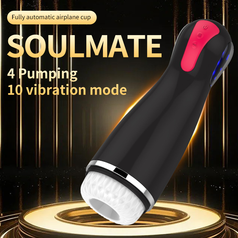 Haoqi Fun Electric Airplane Cup Male Adult Sex Automatic Heating Masturbator Sucking Clamp Suction Supplies