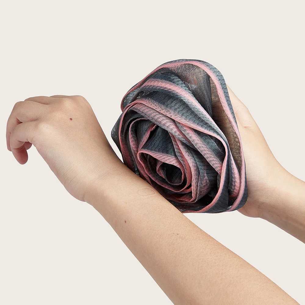 Bath Ball Sponge Bath Artifact Massage Ball Bath Exfoliating Body Scrubber Foaming Rich Two Color Bath Flower Bathroom Supplies R250625