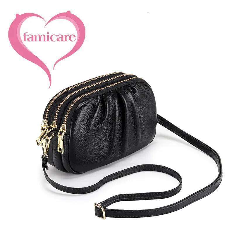 Luxurious Design Bags 2023 Summer New Lady Girls Cross-body Messenger Women Casual Genuine Leather Shoulder Female Leisure Zipper Clutch Bag Purse