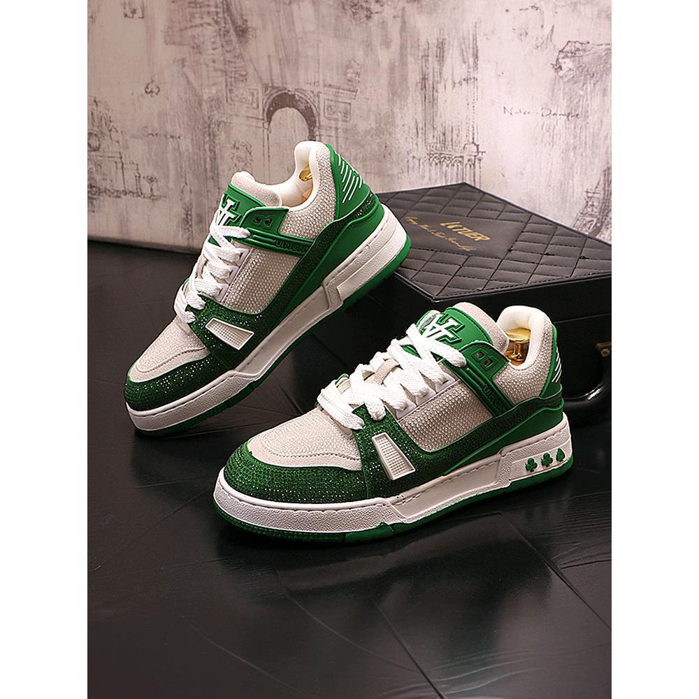 Designer Running Shoes for man Rhinestone casual shoes fashionable and personalized board shoes classic vintage Sports Shoes black pink