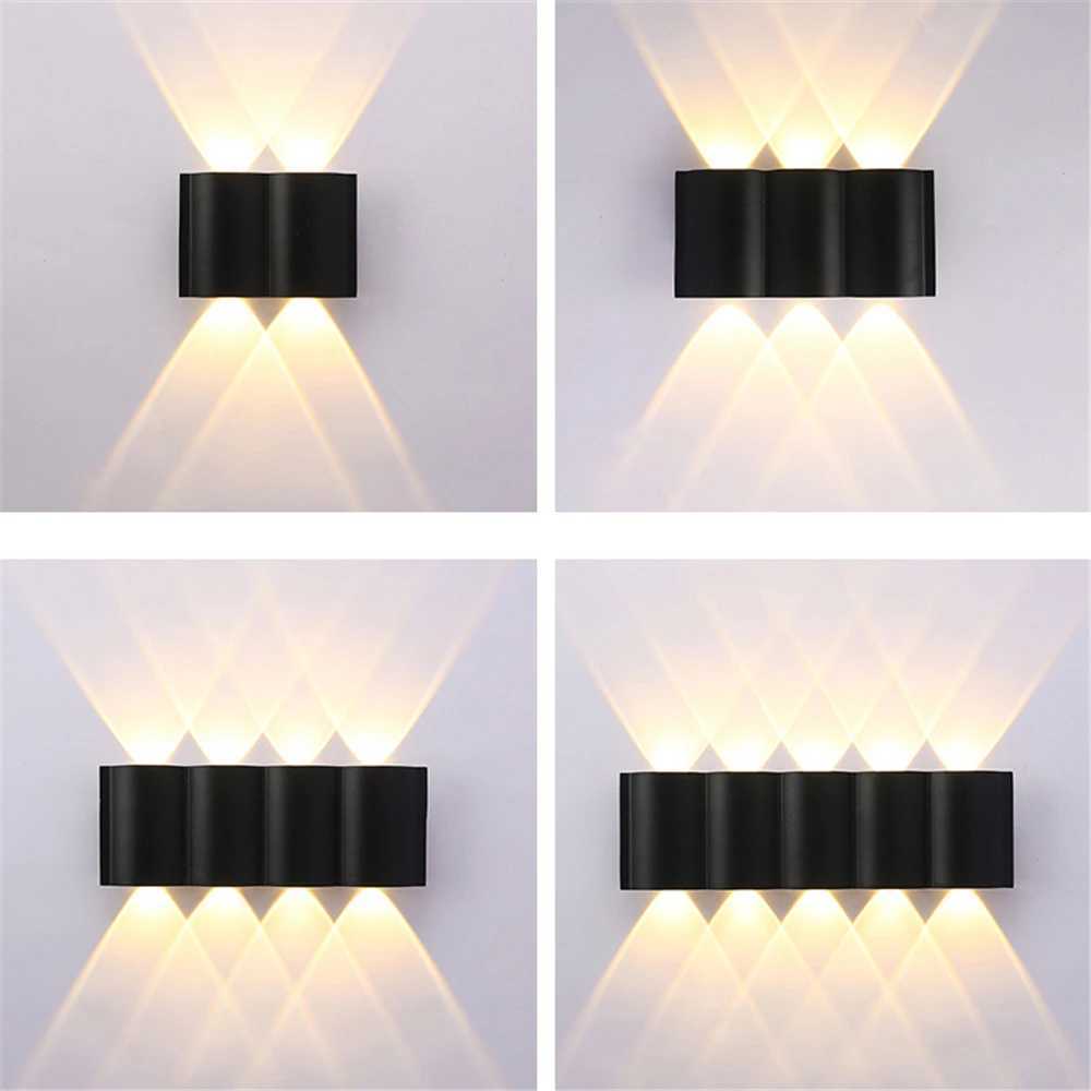 Modern 4W/6W/8W/10W LED Outdoor Waterproof Wall Lamp Aluminum Sconce Porch Garden Light Aisle Corridor Home Lighting Waterproof XJ250624