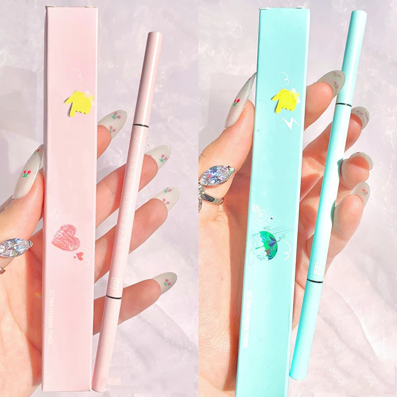 Cute Korean Eyebrow Pencil Makeup Fine High Quality Full Ultrafine Eyebrows Brush Professional Womens Cosmetics Waterproof 250625